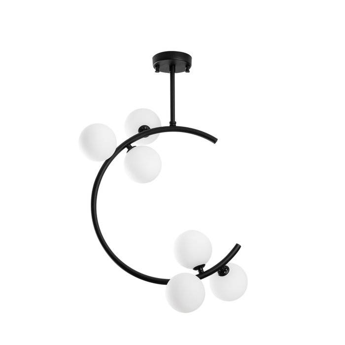 Opviq Luminar - 14125 Lámpara de araña de cuerpo metálico Negro Opviq Luminar - 14125 Lámpara de araña de cuerpo metálico Negro